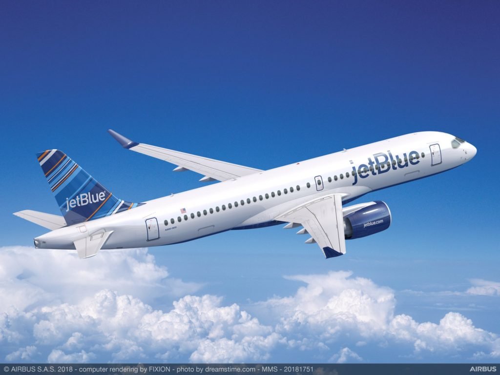 JetBlue Airways Firms Order for 60 Airbus A220-300’s