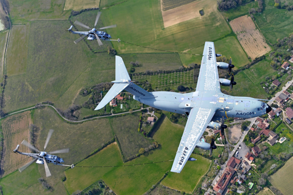 Airbus A400M Conducts Major Helicopter Refueling Certification Program