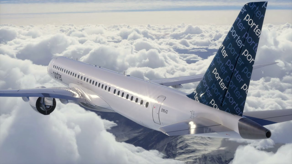 Embraer Signs Major Services and Support Agreement with Porter Airlines