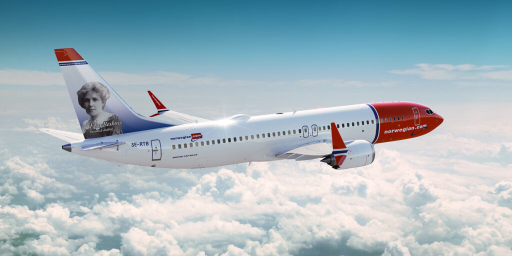 Norwegian Air welcomed 2.1 million passengers in August, 2023