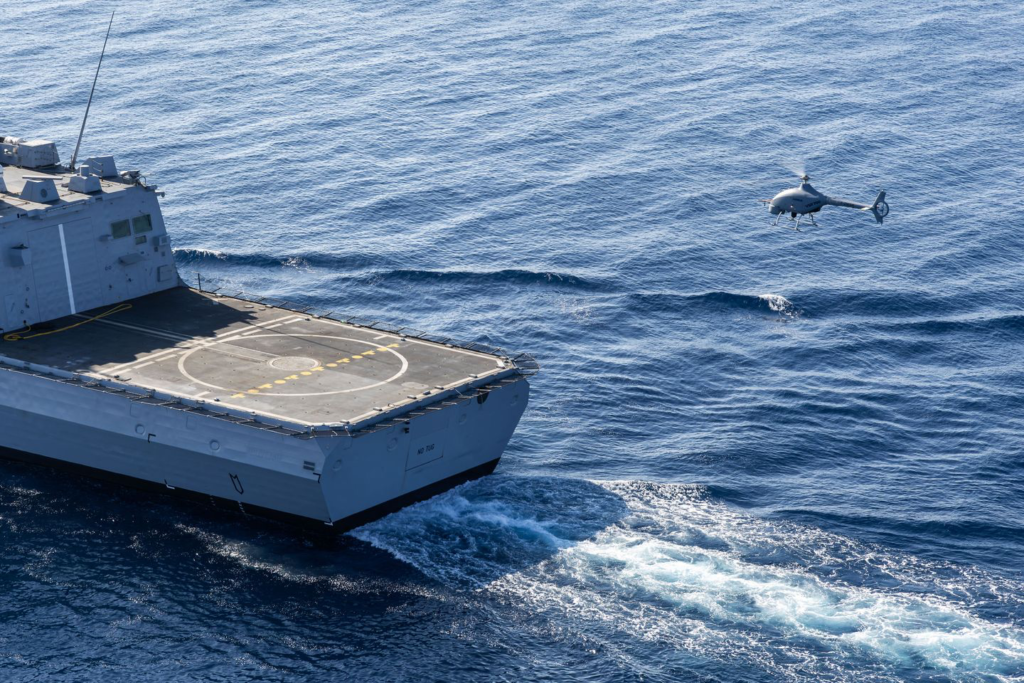 Airbus Helicopters and Naval Group test unmanned aerial system