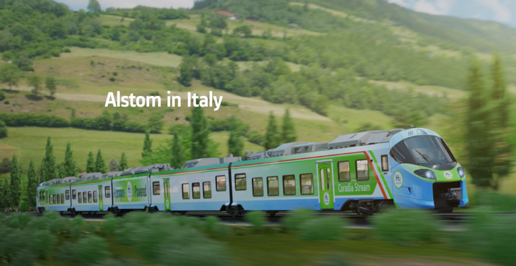 Alstom to present Italy’s first hydrogen powered train at EXPO Ferroviaria 2023