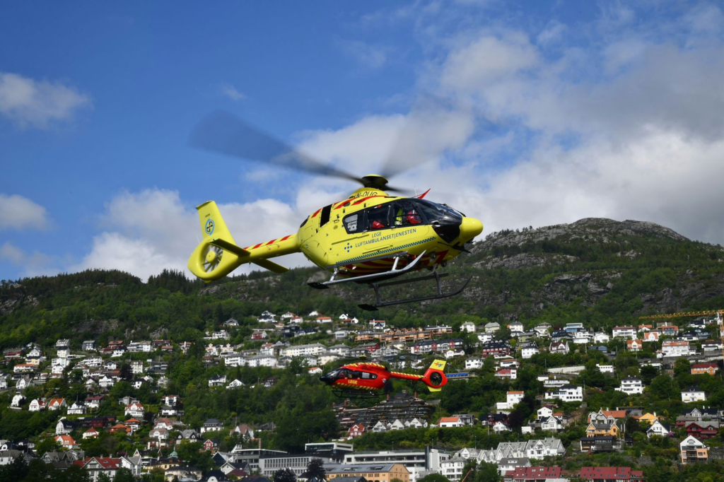 Airbus and Norwegian Air Ambulance sign for H135 and H145 helicopters