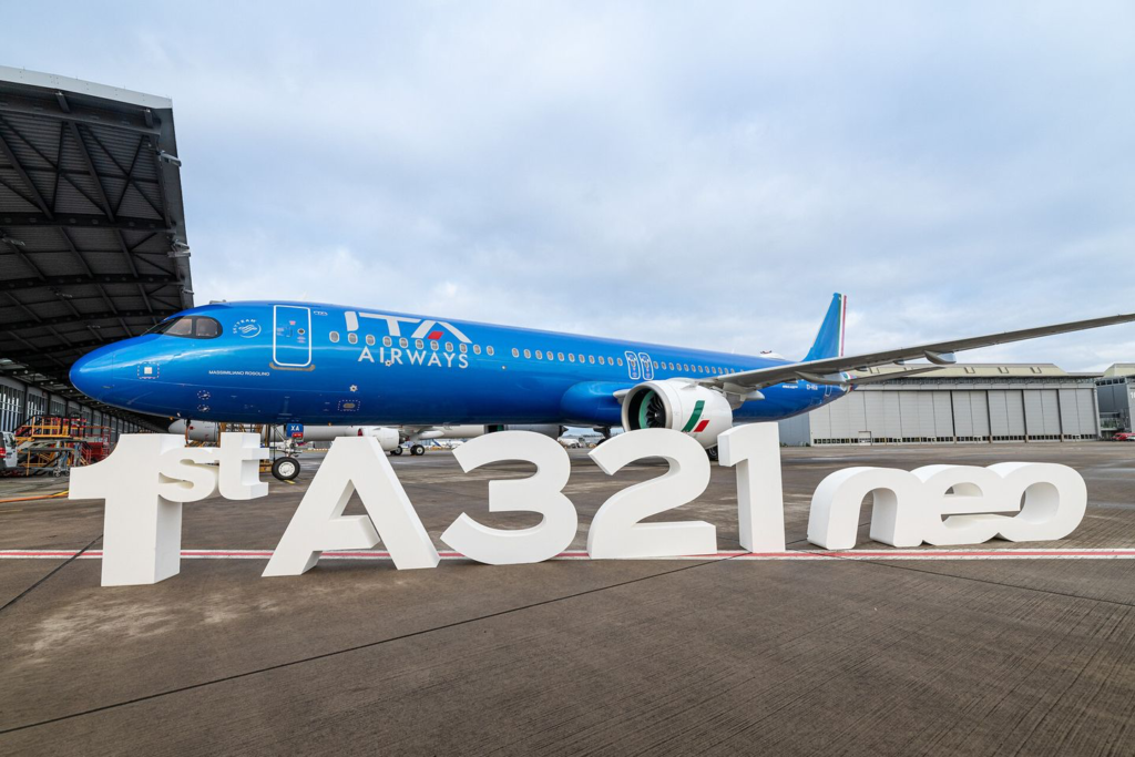 ITA Airways receives its first Airbus A321neo