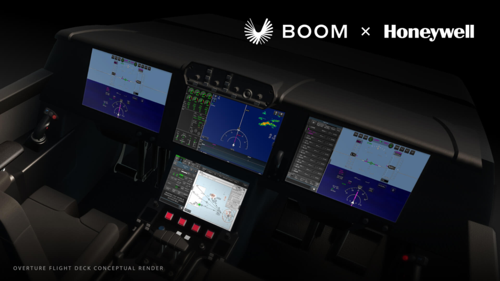 Boom Supersonic selects Honeywell Anthem integrated flight