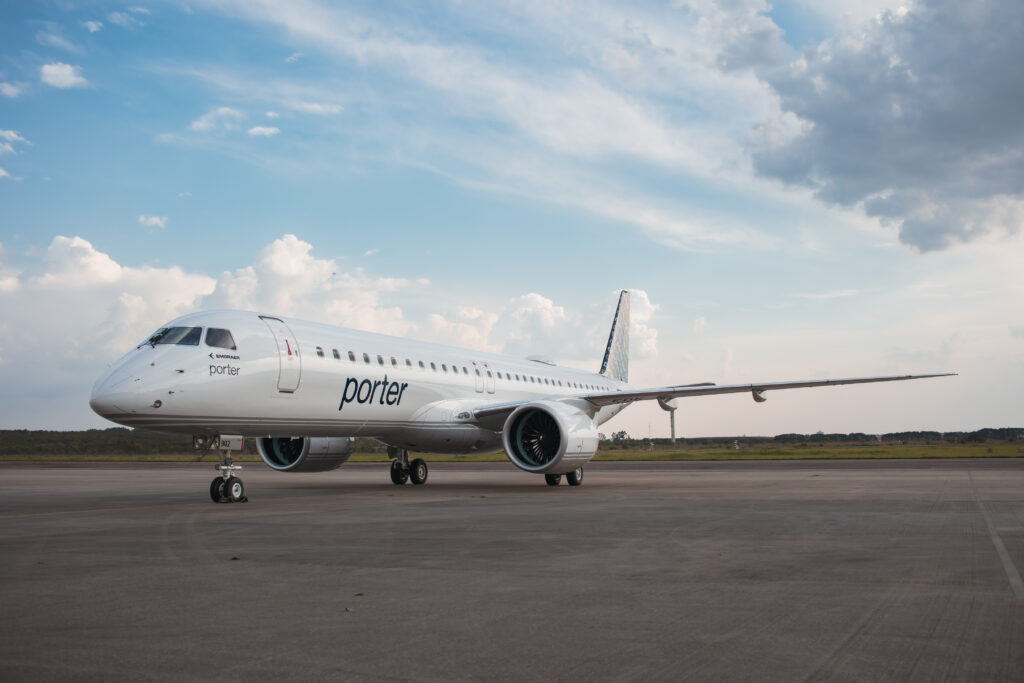 Porter Airlines orders 25 Embraer E195-E2 aircraft