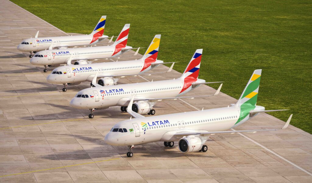 LATAM group presents special collection of aircraft in South American colors