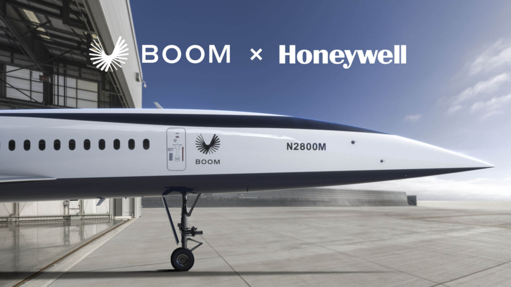 Boom selects Honeywell Anthem Integrated Flight Deck for Overture