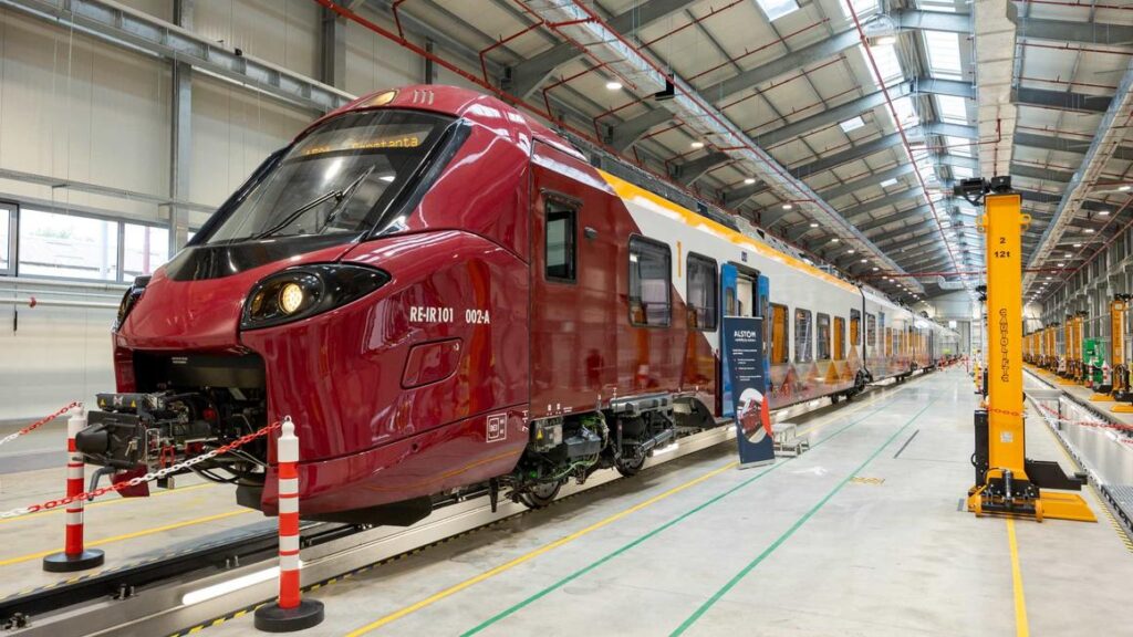 Alstom completes new electric train maintenance base in Romania