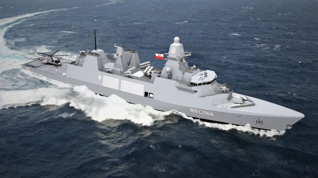 Rolls-Royce supplies mtu propulsion and on-board power systems for 3 new Polish frigates