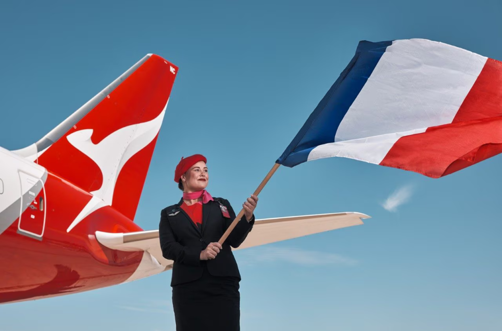 Qantas launches flights between Australia and France