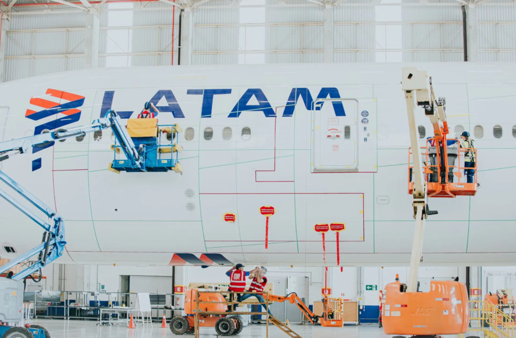 Lufthansa Technik equips LATAM’s 777 aircraft with AeroSHARK