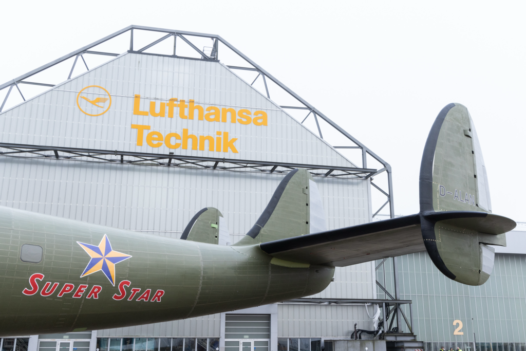 Lufthansa roll-out of the legendary Lockheed Super Star