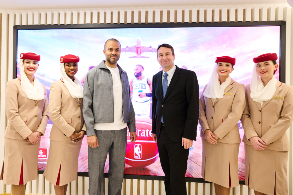 Emirates teams up with NBA to lead youth clinic in Paris