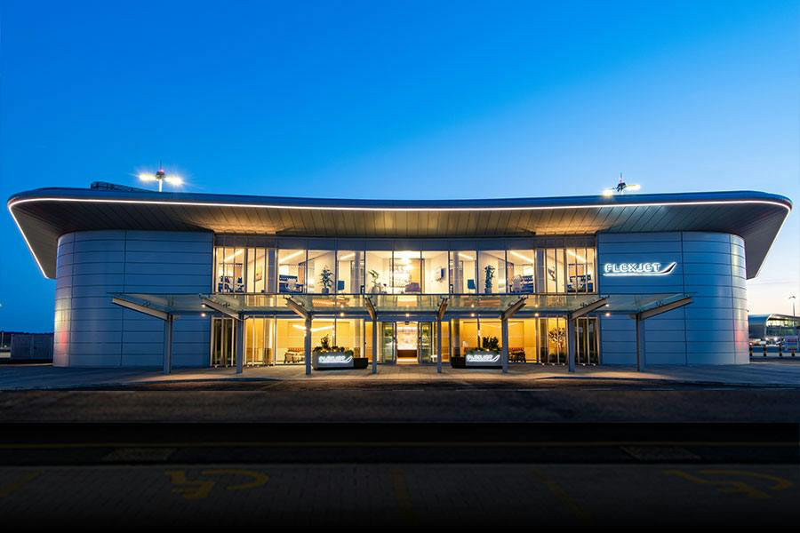 Flexjet unveils first dedicated luxury terminal in Europe at Farnborough